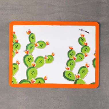 sicilian placemat Prickly Pear de simone pottery folk sicilian placemat Prickly Pear de simone pottery folk